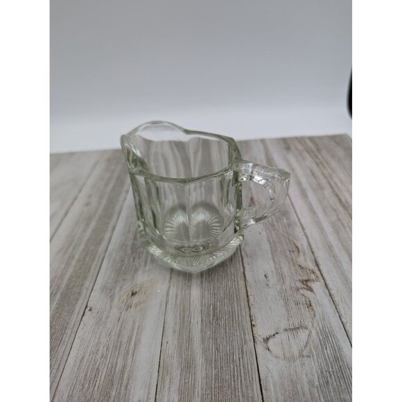 Vintage Heisey #1 Glass Creamer 1930’s Clear Hexagon - Picture 5 of 6